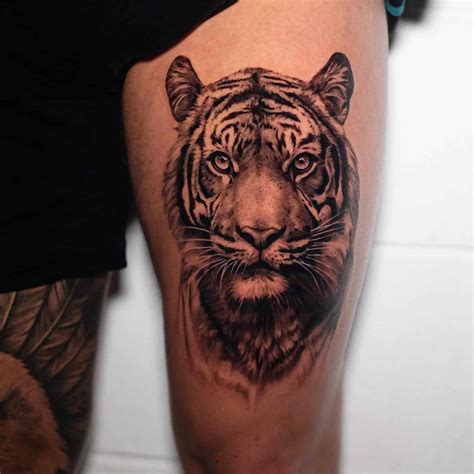 simple tiger tattoo|realistic tiger tattoos.